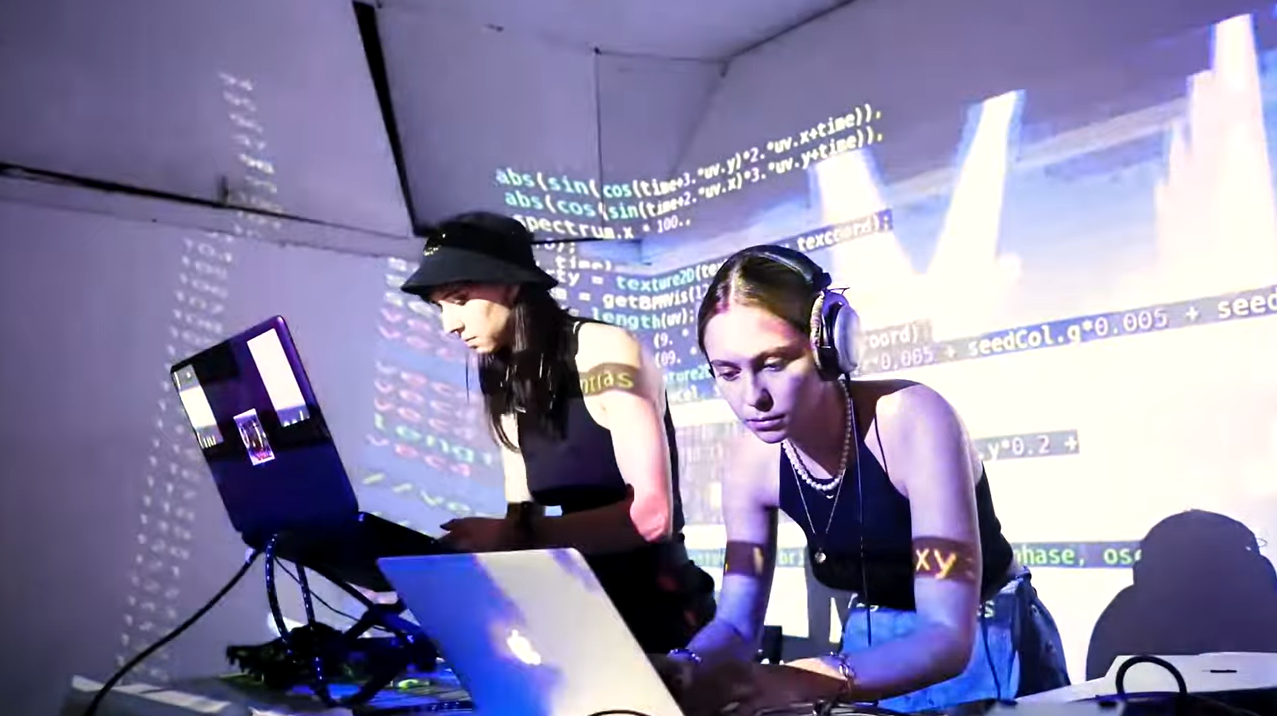 DJ_Dave & Char Stiles Livecoding Performance @ Algowave Algorave